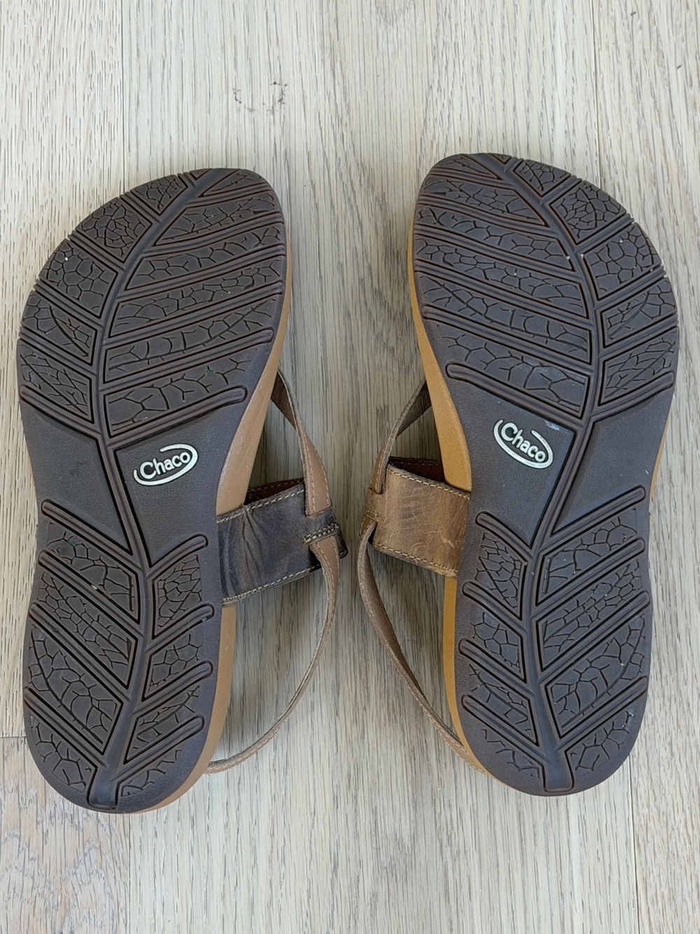 Chaco Women's Genuine Leather Flip Flop Sandals - Picture 5 of 7